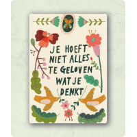 Postkaart Oepsie ik ben je niet vergeten